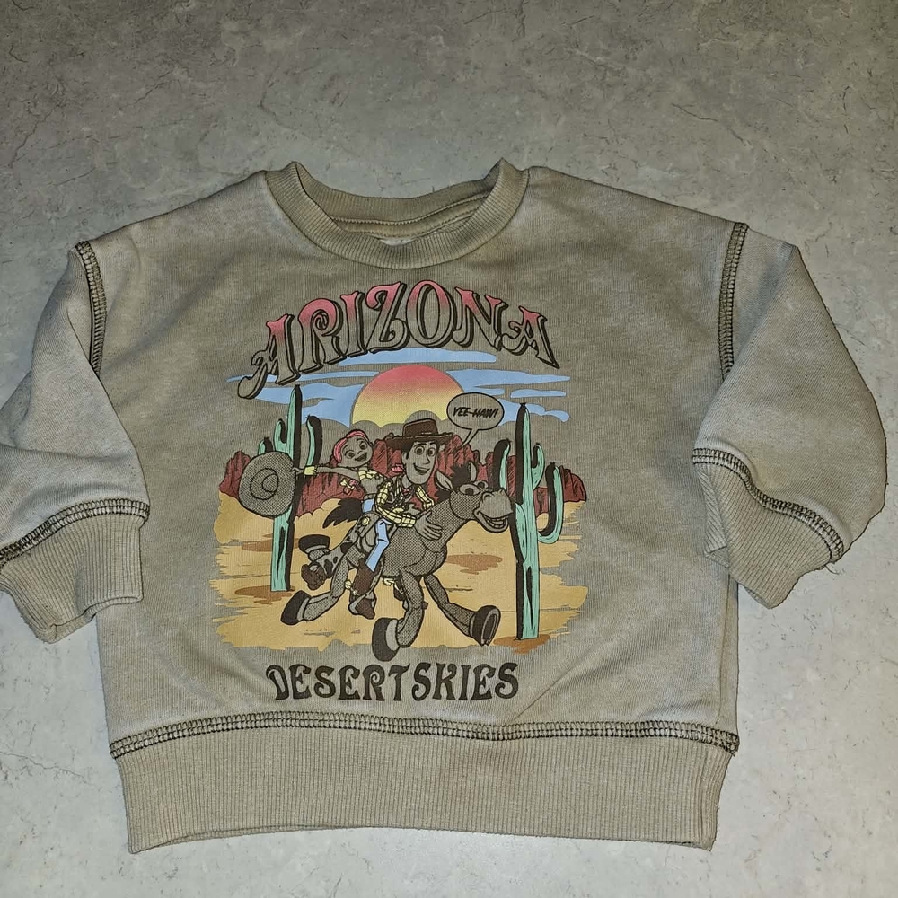 Disney Toy Story Sweatshirt Sz 12 Month